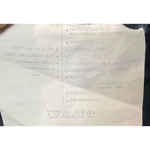 Ermenegildo Zegna Men's 52R Blue Wool Plaid Blazer Formal Designer Business - Picture 14 of 15